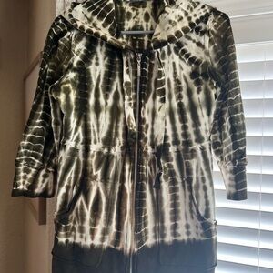 Y2K Tie-Dye Hooded Jacket